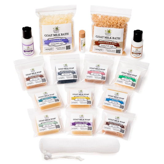 Sampler Set - Soap, Lotion, Milk Bath & Lip Balm