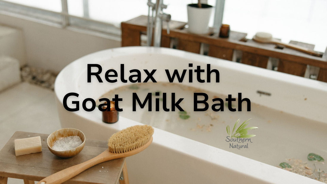 Relax with Goat Milk Bath