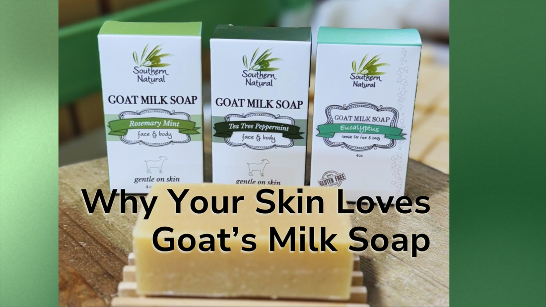 Why your skin loves goat's milk soap