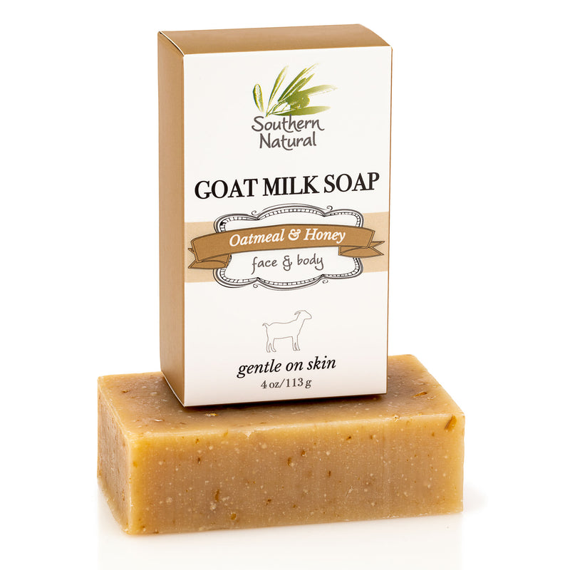 Oatmeal Honey Soap, Unscented, Dry Skin Care, Eczema Psoriasis