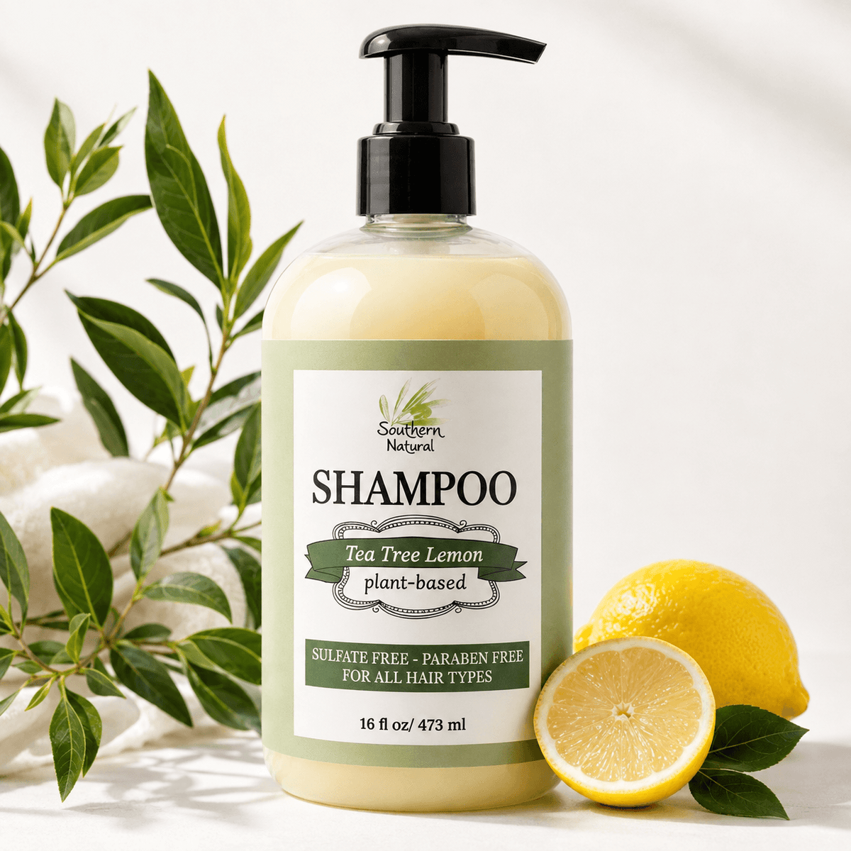 Tea Tree Lemon Shampoo - For Daily Use