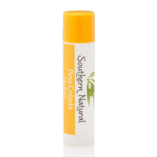 A stick of Piña Colada Natural Lip Balm from Southern Natural