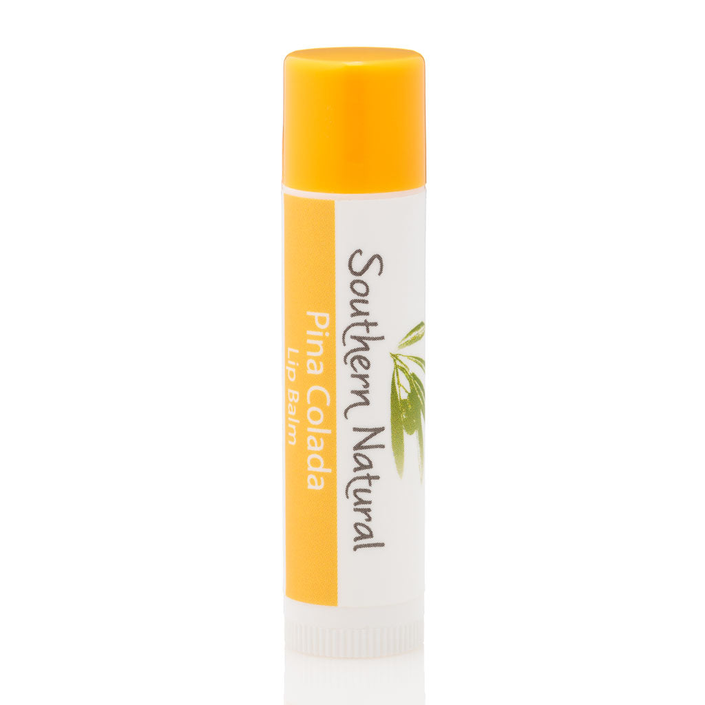 A stick of Piña Colada Natural Lip Balm from Southern Natural